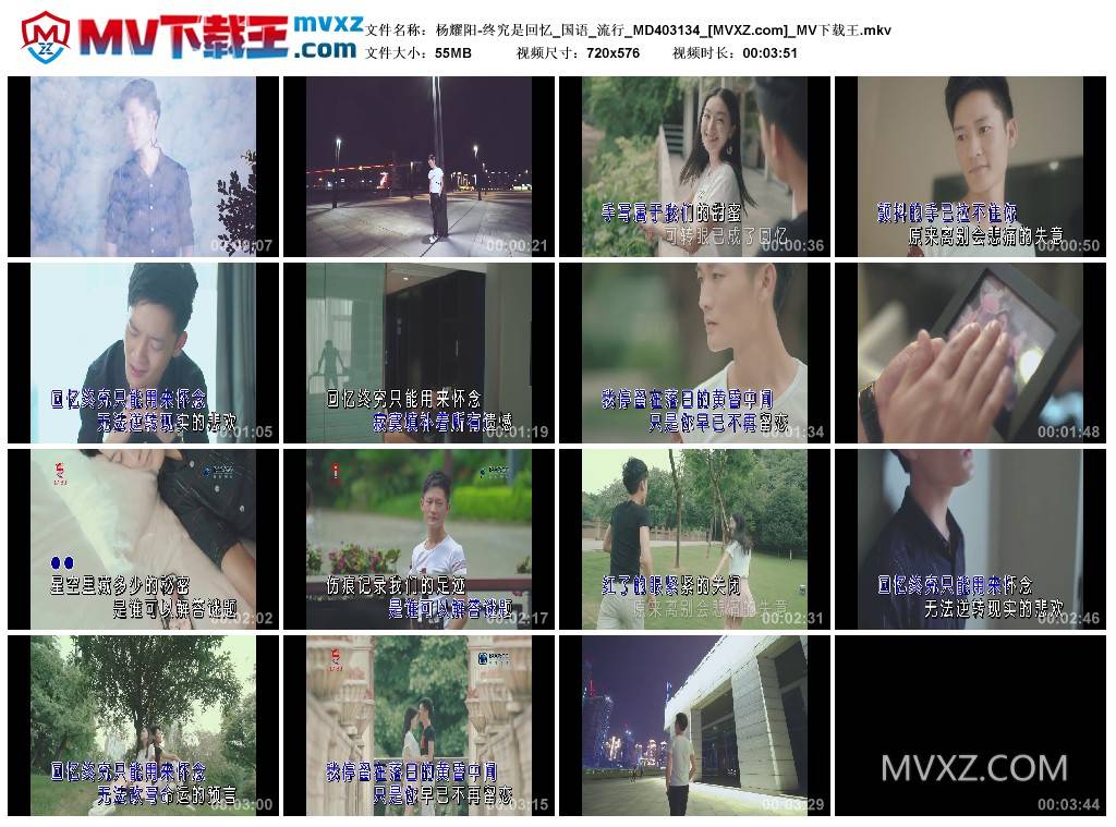 杨耀阳-终究是回忆_国语_流行_MD403134